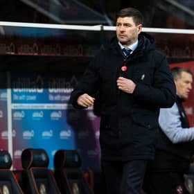 Steven Gerrard's Rangers side beat Dundee United 2-1 on his first visit to Tannadice  (Photo by Alan Harvey / SNS Group)