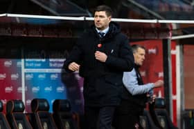 Steven Gerrard's Rangers side beat Dundee United 2-1 on his first visit to Tannadice  (Photo by Alan Harvey / SNS Group)