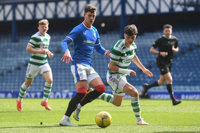 Rangers B and Celtic B were involved in the Lowland League this season.  (Photo by Craig Foy / SNS Group)