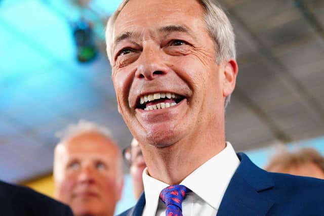 Reform leader Nigel Farage. Picture: PA