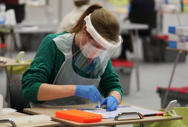 Lateral flow Covid testing. Picture: PA Media