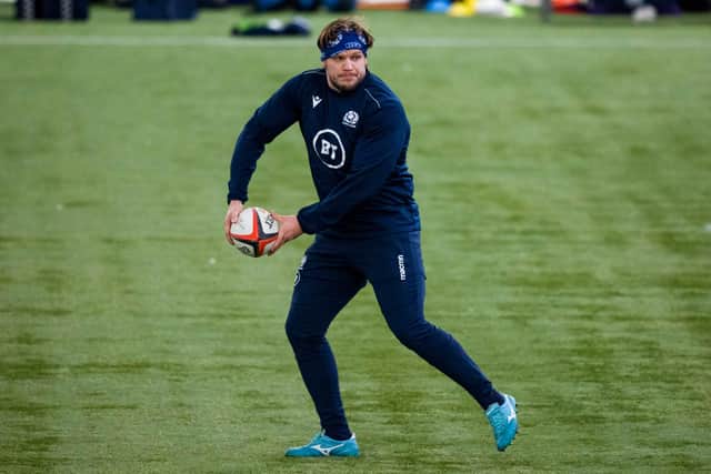 George Turner will start at hooker for Scotland at Twickenham. Picture: Craig Williamson/SNS
