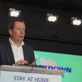 Professor Jason Leitch has said football fans could be back in full stadiums in two months.