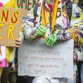 Not all placards held by supporters of the Gender Recognition Reform Bill are like these (Picture: Lisa Ferguson)