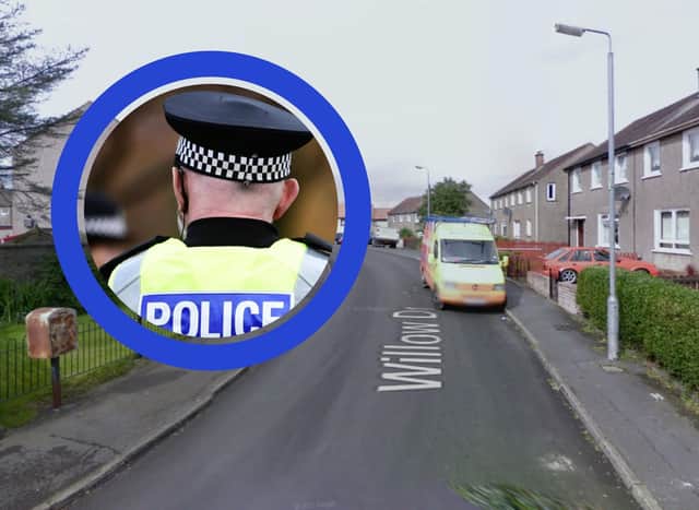 Police were called to Willow Drive in Airdrie on Saturday night at around 8.30pm after the accident.