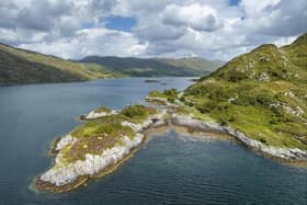 Aerial view of Loch Ailort in the West Highlands. Picture: Markus Keller/Shutterstock