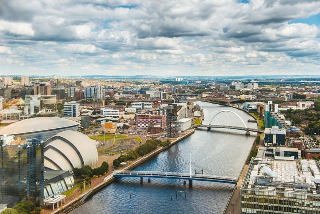 The name Glasgow comes from the Brittonic languages and is a combination of the word 'glas', meaning 'grey-green, grey-blue' and 'cou', meaning hollow. It's thought that the 'green hollow' referred to is the area to the east of Glasgow Cathedral. It has partly led to Glasgow's nickname of the 'dear green place', which translates to 'Glas Caomh' in Gaelic. The first references to the settlement that would become Scotland's largest city date back to the 12th century and refer to it as 'Glasgu' - a name that has the same etymology as the modern Glasgow.