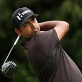 Anirban Lahiri  in action during the The Players Championship on the Stadium Course at TPC Sawgrass in Ponte Vedra Beach, Florida. Picture: Patrick Smith/Getty Images.