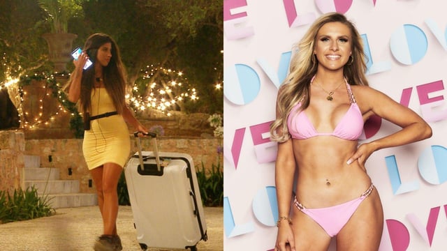 Love Island's Shannon Singh and Chloe Burrows. Ms Burrows faces death threats by the public following the Scottish contestant's 'dumping' from the hit ITV show (Photo: ITV).