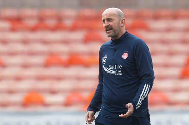 Aberdeen interim manager Paul Sheerin bowed out with a much-needed 1-0 win at St Johnstone  (Photo by Craig Foy / SNS Group)