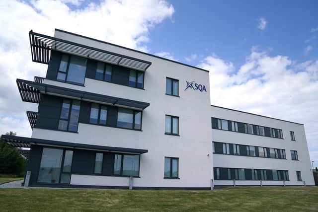 The Scottish Qualifications Authority (SQA) building in Edinburgh which is set to be scrapped.