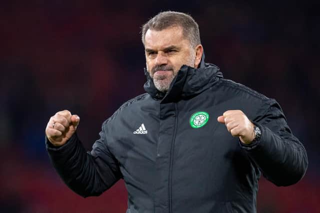 Celtic manager Ange Postecoglou shows his appetite for success following the Premier Sports Cup semi-final win over St Johnstone, and maintains at the club the hunger must always take the approach of feeling that success hasn't come in "a long time". (Photo by Rob Casey / SNS Group)