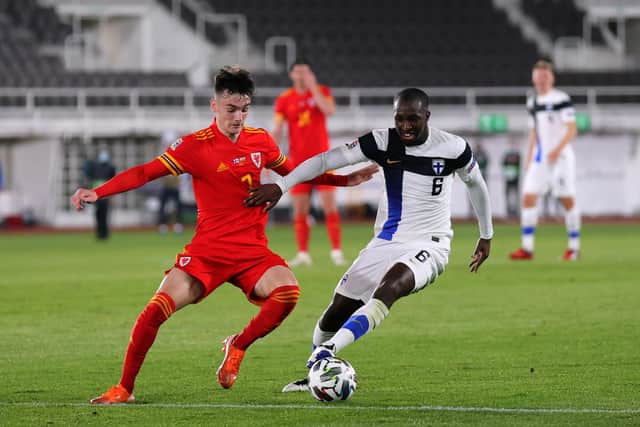 Rangers midfielder Glen Kamara, pictured in Nations League action against Wales last September, will be a key player for Finland as they make their debut at a major tournament finals. (Photo by Joosep Martinson/Getty Images)