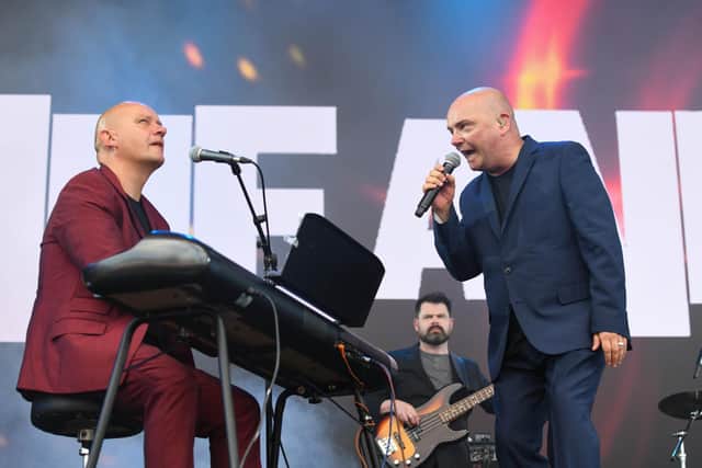 Hue and Cry performing live at the second day of the Rewind Festival at Scone Palace in 2018 (Picture: Duncan Bryceland/Shutterstock)