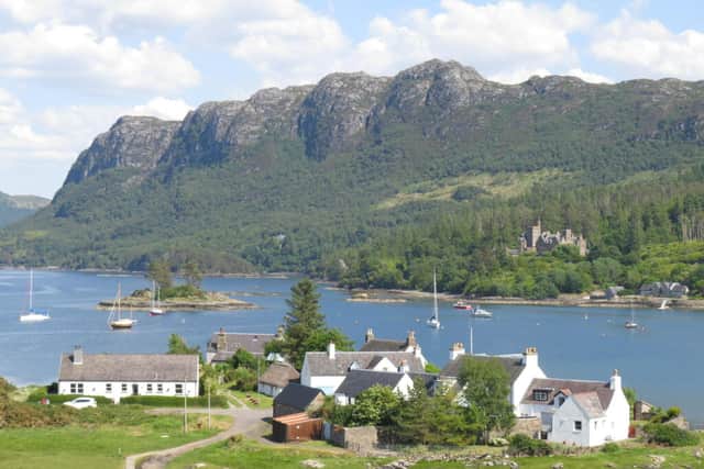 The village of Plockton with Duncraig Castle in the distance, overlooking Loch Carron. PIC: Richard Szwejkowski /CC.