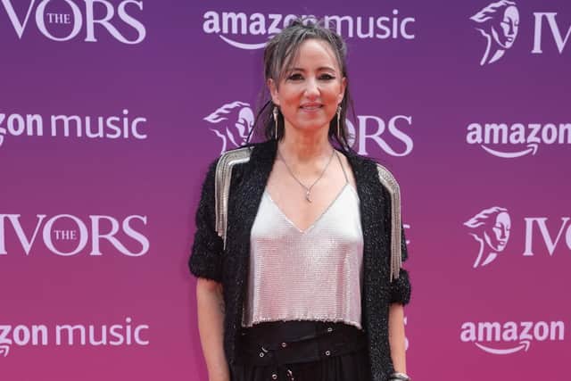 KT Tunstall arrives at the Ivor Novello Awards at Grosvenor House in London. Photo: Lucy North/PA Wire