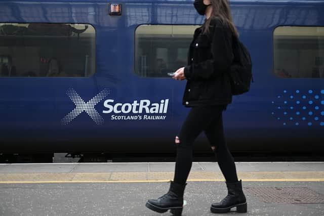 Rail travel offers advantages such as the ability to work, read or watch while travelling (Picture: John Devlin)