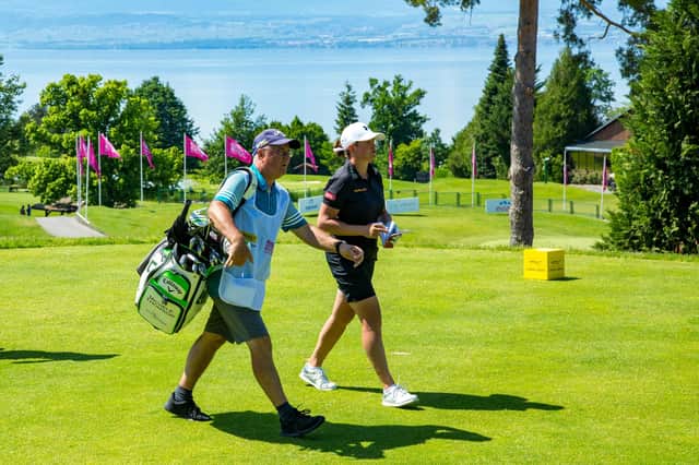 Graham and Michele Thomson during the Jabra Ladies Open at Evian Resort Golf Club in France in June. Picture: Tristan Jones.