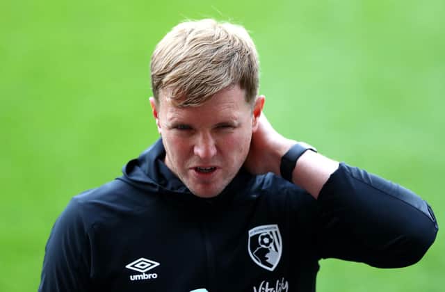 Eddie Howe has had plenty to think about as Celtic have stepped up their pursuit of him. (Photo by Michael Steele/Getty Images)