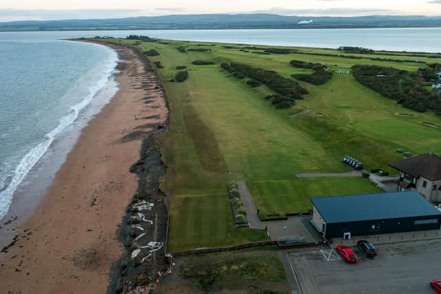 An aerial view of the stunning Fortrose & Rosemarkie Golf Club. Picture: Fortrose & Rosemarkie GC