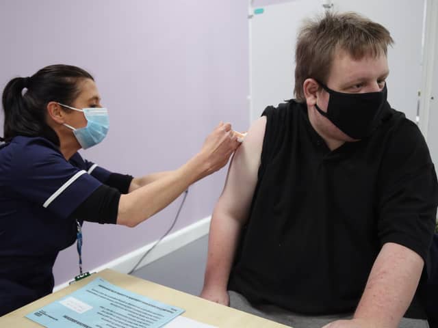 Enable Scotland and other groups campaigned for adults with learning disabilities to be given greater priority in the Covid vaccine queue (Picture: Yui Mok/PA)