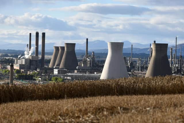 Hundreds of jobs will be lost at Grangemouth.