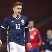 Fulham's Tom Cairney in action on his last appearance for Scotland in a 1-0 friendly defeat to Costa Rica at Hampden in March 2018.