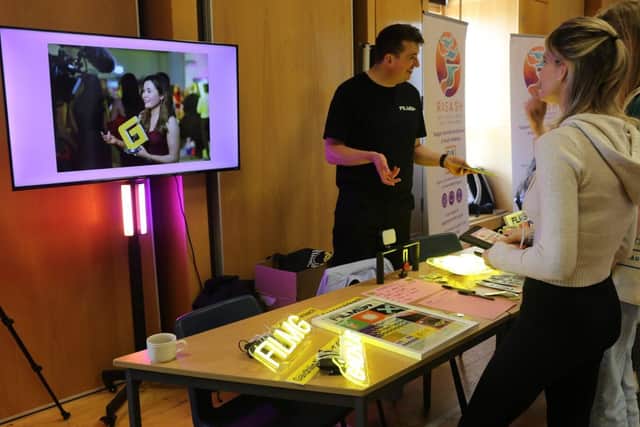 FilmG team at Sabhal Mòr Ostaig freshers' week