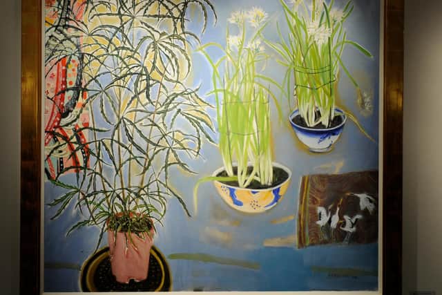 Elizabeth Blackadder's painting Spring Bulbs - False Palm