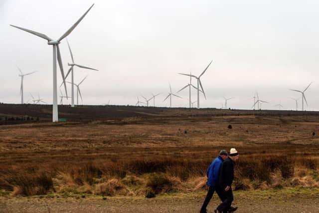 Onshore wind farm capacity needs to double in the next five years, according to industry leaders. (Picture: Andy Buchanan/AFP via Getty Images)