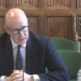 Lord Geidt, Boris Johnson's adviser on ministerial interests giving evidence to the Commons Public Administration and Constitutional Affairs Committee