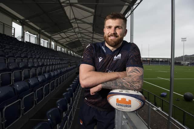 Luke Crosbie has signed a new deal with Edinburgh Rugby. (Photo by Paul Devlin / SNS Group)