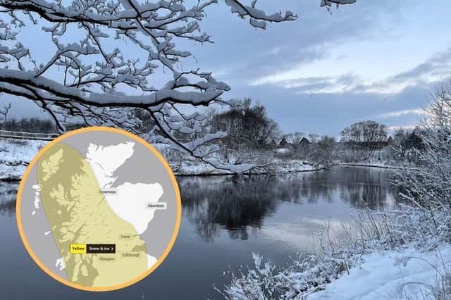 Yellow weather warning for snow and ice in parts of Scotland until weekend as Braemar plunges to -21.9C.