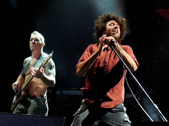 Rage Against The Machine will be playing at the Royal Highland Centre in Edinburgh in August. Picture: Kevin Winter/Getty Images