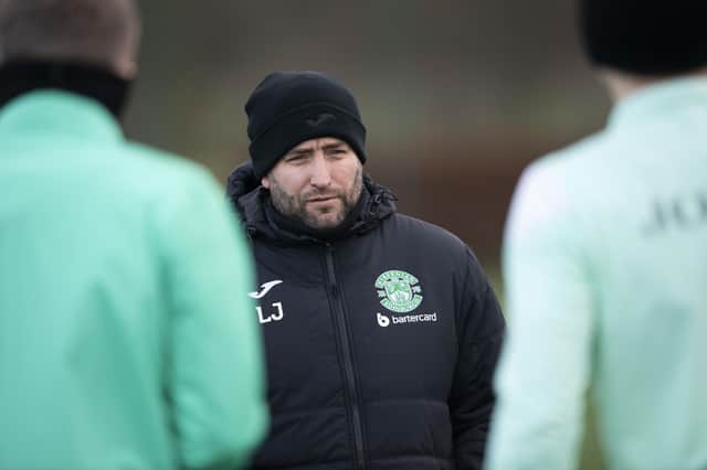 Lee Johnson says all he wants is for Hibs to succeed.
