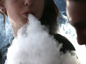 Vaping may be less harmful than smoking tobacco, but it can still cause serious health problems (Picture: Justin Sullivan/Getty Images)