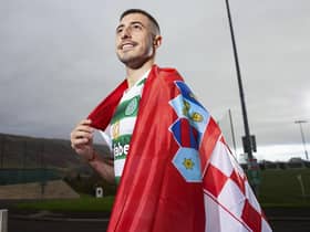 Celtic's Josip Juranovic picked up a minor injury playing for Croatia at the World Cup.  (Photo by Craig Williamson / SNS Group)