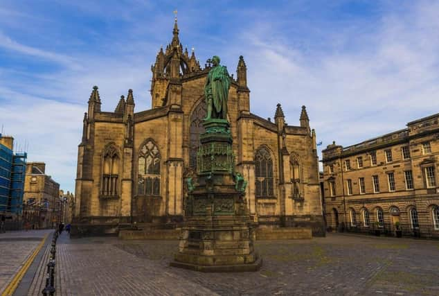 St Giles' Cathedral was founded in about 1124, either by King Alexander I, who died the same year, or by his brother King David I who succeeded him