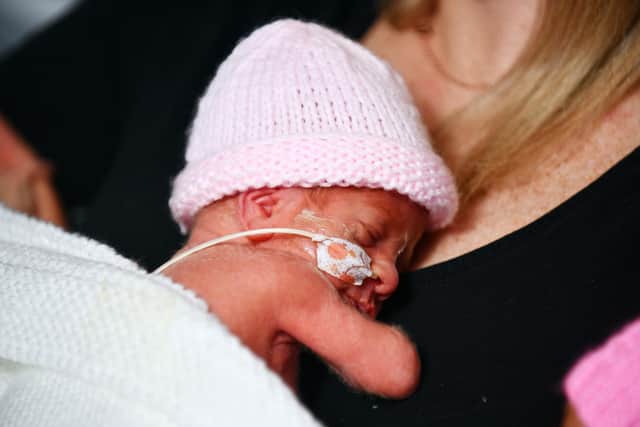 The couple's second born daughter Raye. Pic: Michael Gillen