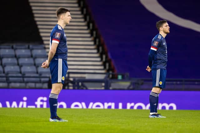 Scotland players took a stand against racism prior to the Austria match in March - and they will do likewise at the Euros.