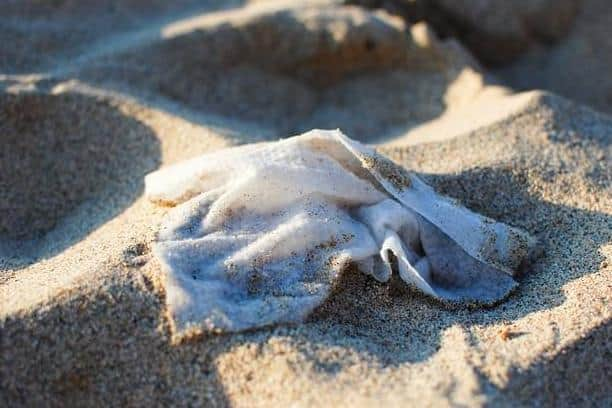 Wet wipes are choking beaches, blocking pipes and resulting in sewage spills and pollution at sea, contaminating water for both bathers and marine life. The Marine Conservation Society is now calling for the Scottish Government to ban plastic in single-use wet wipes, which have been turning up on Scottish beaches in increasing quantities in recent years, as soon as possible. Picture: MCS