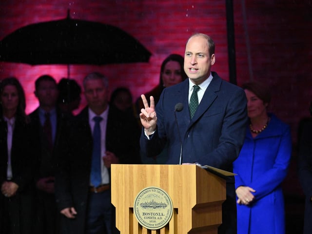The Prince of Wales delivers a speech at an event to formally kick off Earthshot celebrations.