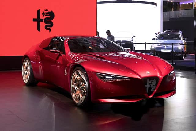 Alfa Romeo’s Cuorerosso in ‘Liquid Ink Red’