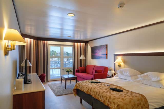 Naantali Spa Hotel deluxe twin room. Pic: PeterSebastian