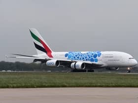 Emirates plans to resume daily Glasgow flights with an Airbus A380 from 1 July. Picture: Mark Runnacles.
