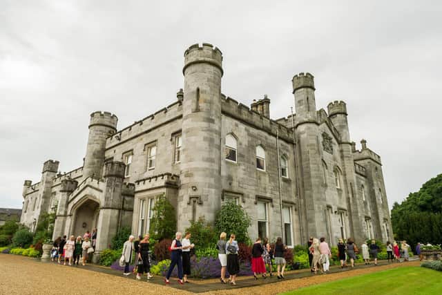 Building work began on Dundas Castle in the early 1400s, with a mansion and tower added later - it currently operates as a luxury events venue