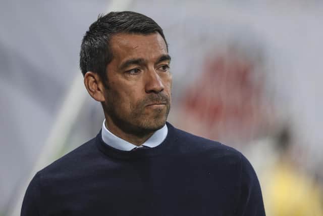 Giovanni van Bronckhorst is bidding to become only the fourth Rangers manager to lead the club into a major European final. (Photo by Maja Hitij/Getty Images)
