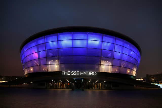 The SSE Hydro in Glasgow normally attracts more than 1.1 million visitors a year.