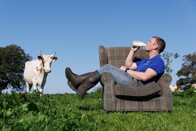Bryce Cunningham of Mossgiel Organic Farm, Mauchline, East Ayrshire.