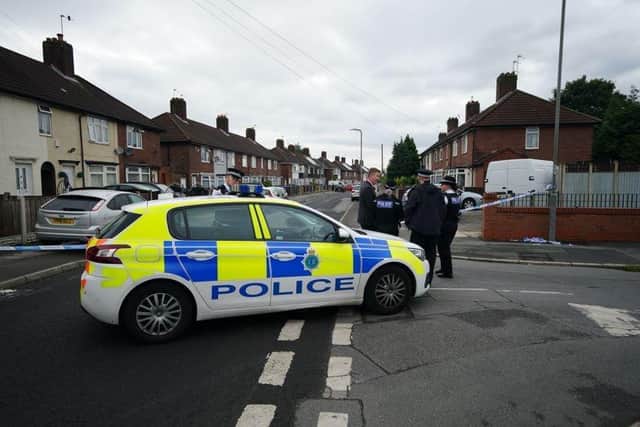 A nine-year-old girl has been fatally shot in Liverpool and two other people are in hospital with gunshot injuries.